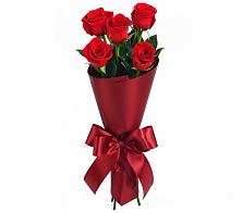 Букет 5 Красных роз Эдлесс Лав в Русской Поляне
