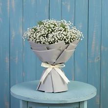 Букет цветов из:  Гипсофила в Русской Поляне