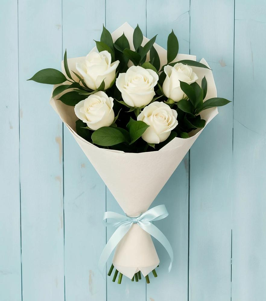 Букет цветов из: Розы в Русской Поляне