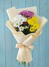 Букет цветов из:  Хризантемы в Русской Поляне
