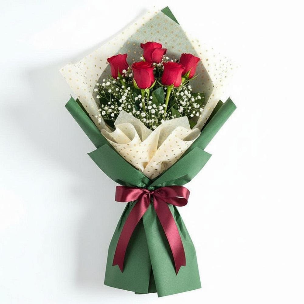 Букет цветов из: Розы в Русской Поляне