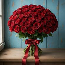 Букет Красные розы Блэк Меджик в Русской Поляне