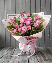 Букет Розовый кустик в Русской Поляне