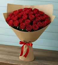 Букет Красные розы Милано в Русской Поляне