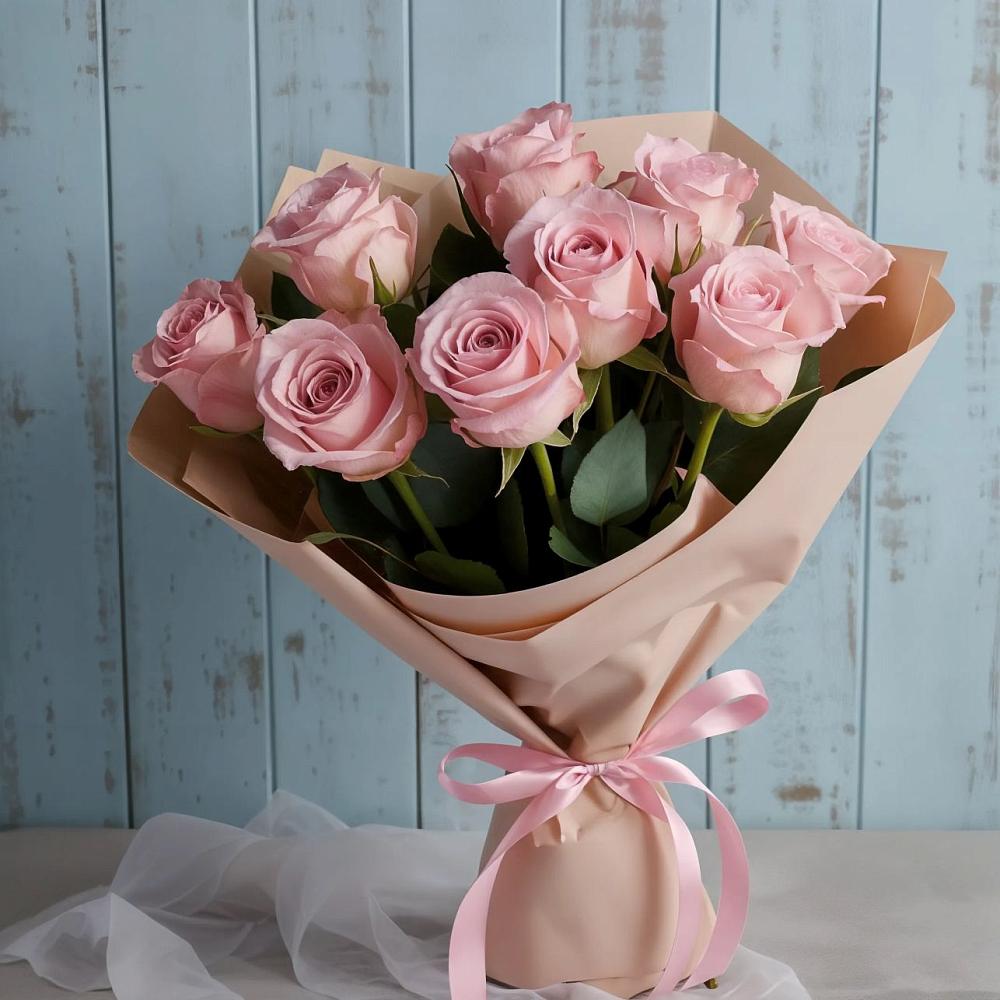 Букет цветов из: Розы в Русской Поляне