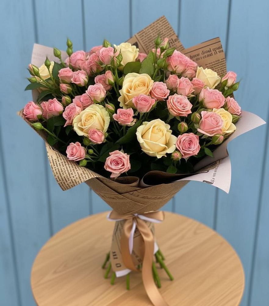 Букет цветов из: Розы в Русской Поляне