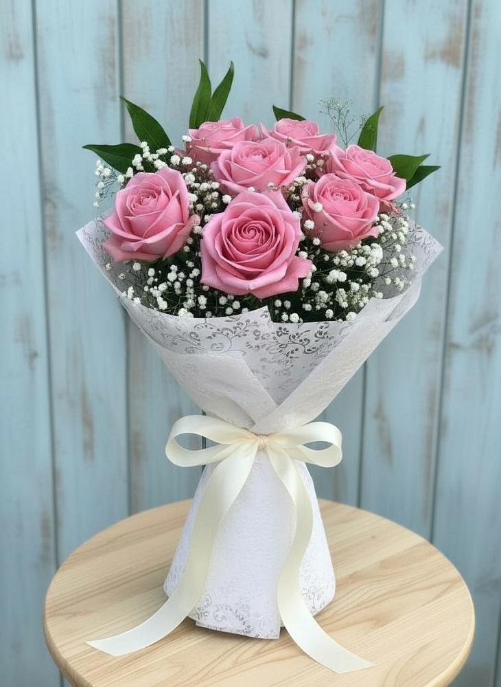 Букет цветов из: Розы в Русской Поляне