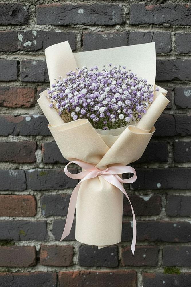 Букет цветов из: Гипсофила в Русской Поляне