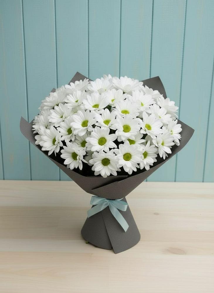 Букет цветов из: Хризантемы в Русской Поляне