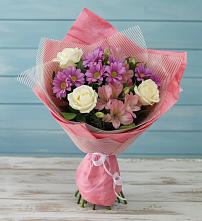 Букет цветов из:  Герберы в Русской Поляне