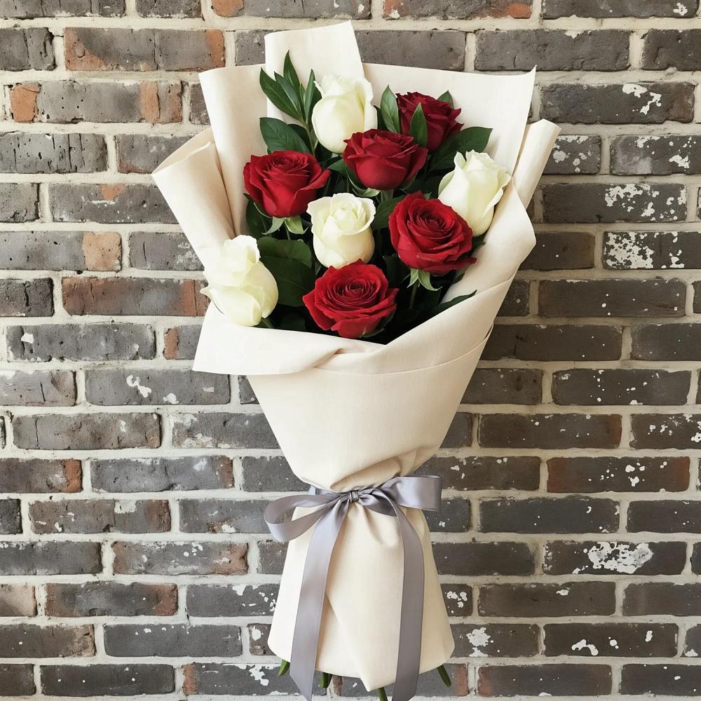 Букет цветов из: Розы в Русской Поляне