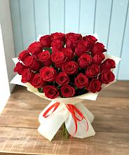 Букет 29 Красных роз в Русской Поляне