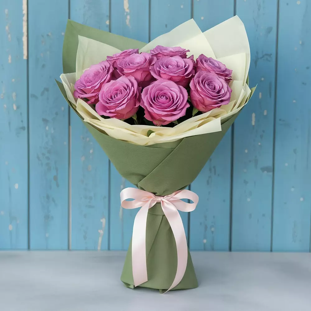 Букет Розы Фёрст Леди в Русской Поляне