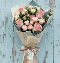 Букет цветов из:  Розы #REPLACE_PRED# Русской Поляне