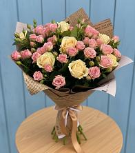 Букет цветов из:  Розы в Русской Поляне