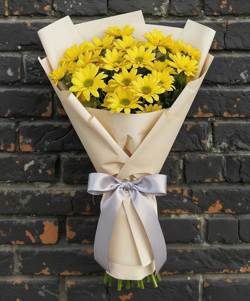 Букет цветов из: Хризантемы в Русской Поляне