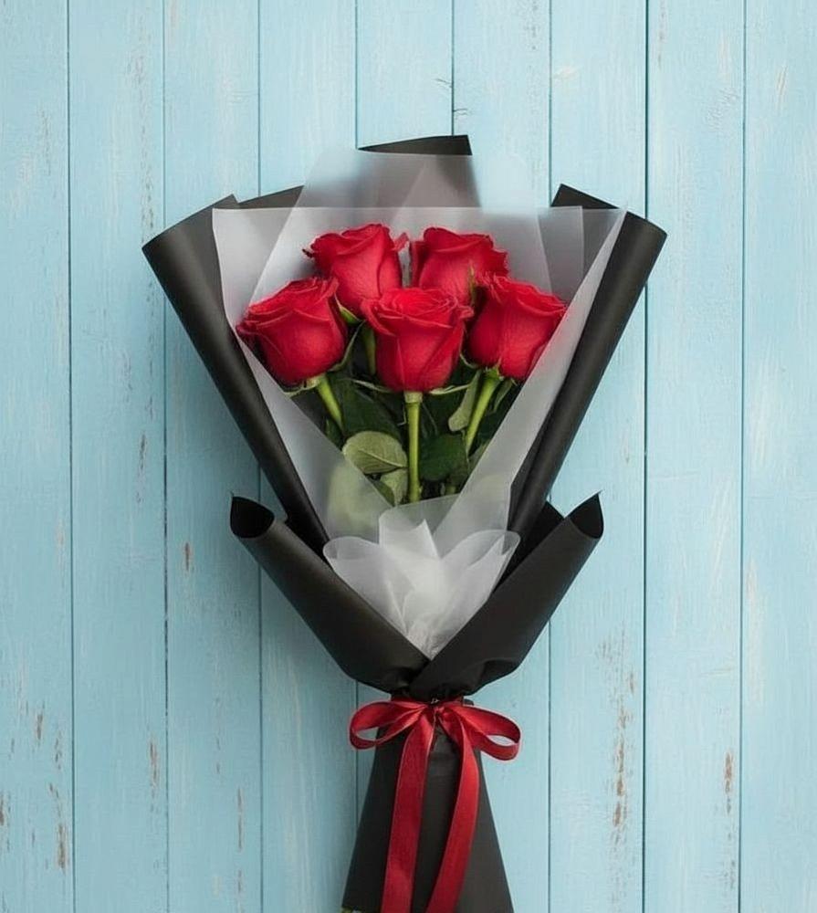 Букет цветов из: Розы в Русской Поляне